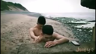 Asian Boyfriends At The Beach